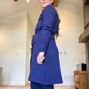 Women’s Navy Wool Utility Jacket | US 6